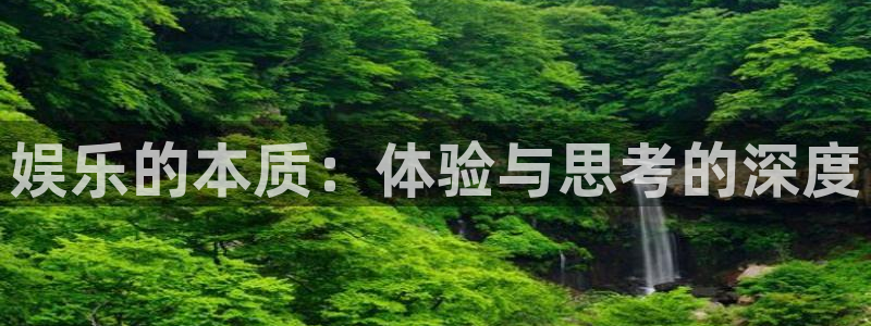 彩虹多多软件安全吗：娱乐的本质：体验与思考的深度